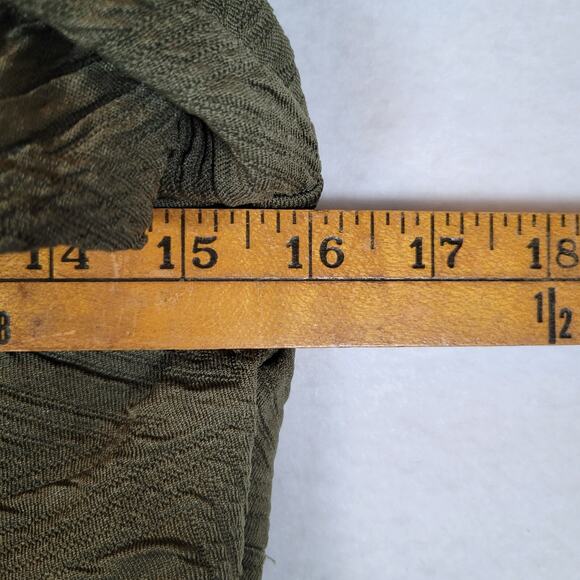 Free People Womens Violet Mini Dress Size Small Green Puff Sleeve Baby Doll Boho - Picture 7 of 9